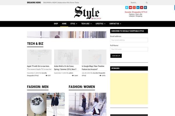 Site using Feed Them Social (Facebook, Instagram, Twitter, Vine, Pinterest, etc) plugin