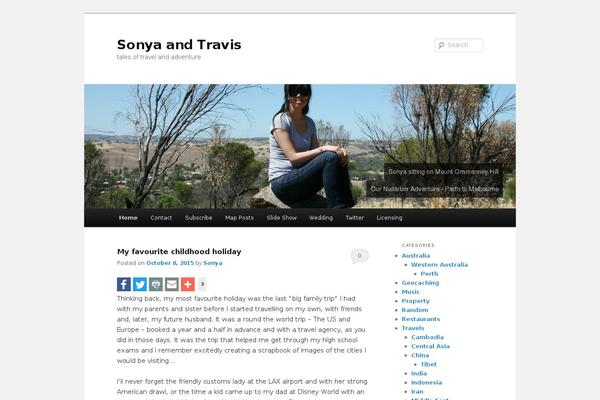 Twentyeleven-child theme site design template sample