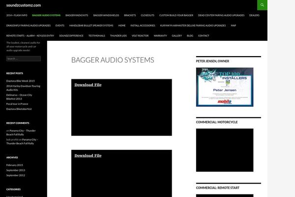 Twenty Fourteen theme site design template sample