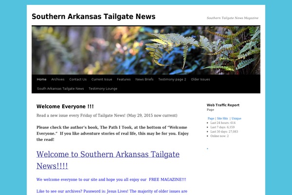 Twenty Ten theme site design template sample