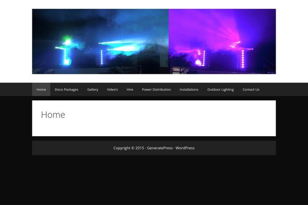 GeneratePress theme site design template sample