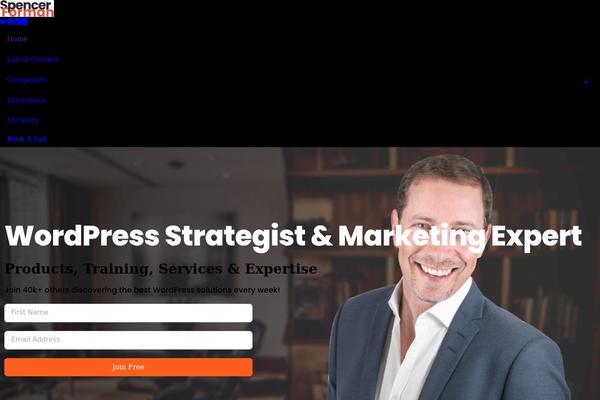 KadenceWP theme site design template sample