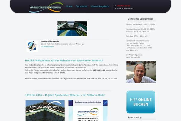 Twenty Ten theme site design template sample