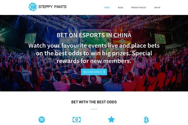 Total theme site design template sample