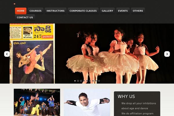 Cherry Framework theme site design template sample