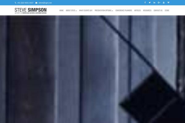 Mist theme site design template sample
