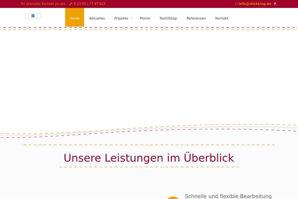 BeTheme Child theme site design template sample