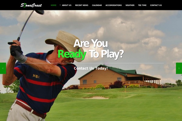 Site using Golfnow-customize plugin