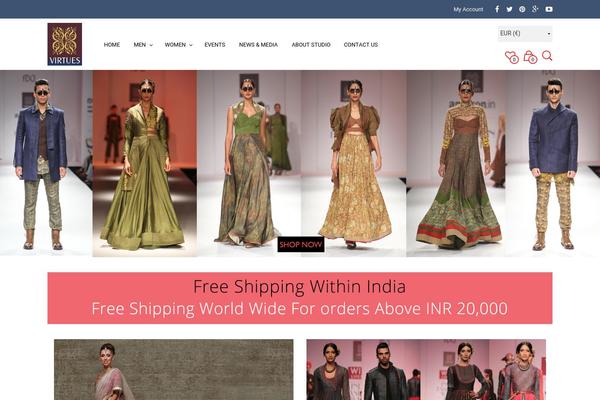 Konte theme site design template sample