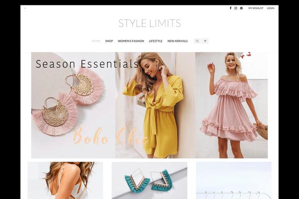 stylelimits.com site used Blaszok eCommerce Theme