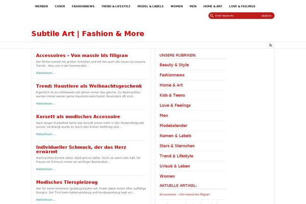 Site using BNS Featured Category plugin