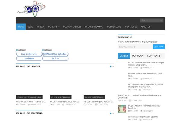 Site using Modeltheme-framework plugin