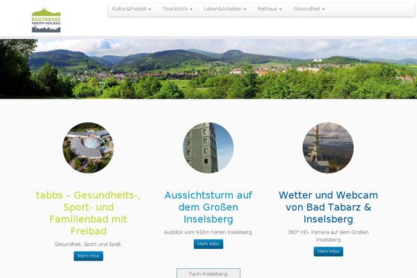 Site using TablePress plugin