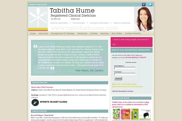 Nutrico theme site design template sample