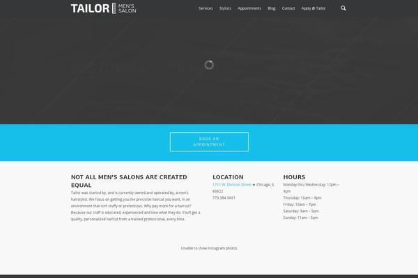 Salient Child theme site design template sample