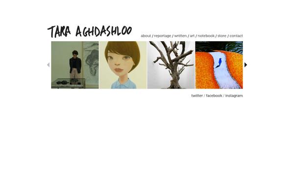 taraaghdashloo.com site used Amedeo