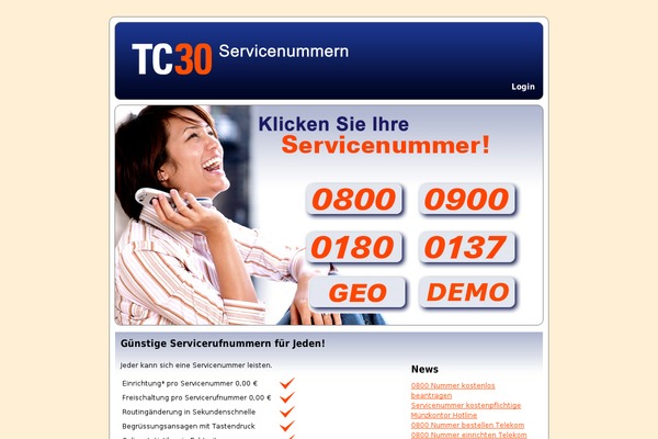 Site using jQuery Colorbox plugin