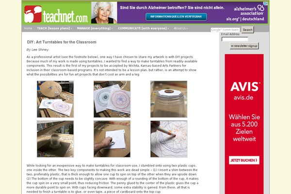 Multi-level Navigation Plugin website example screenshot