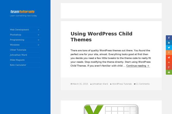 Generatepresschild theme site design template sample