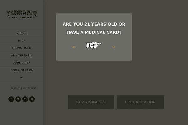 Site using Age-gate plugin