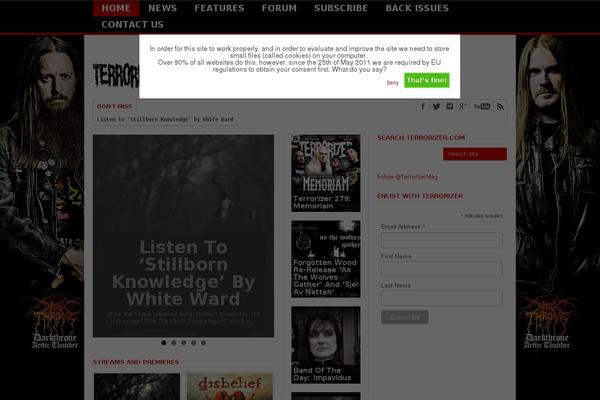 Site using News-Ticker plugin