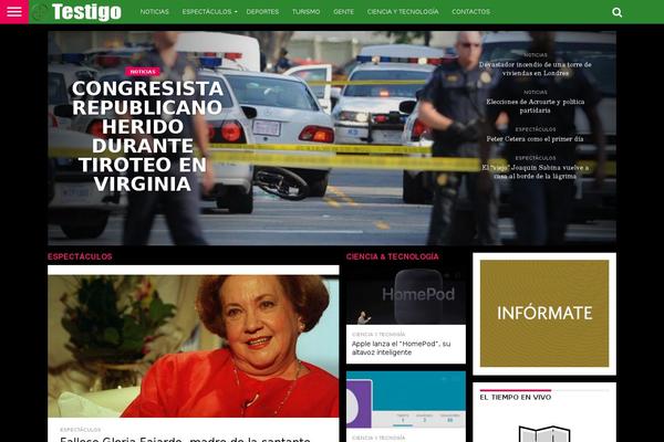 Flex Mag theme site design template sample