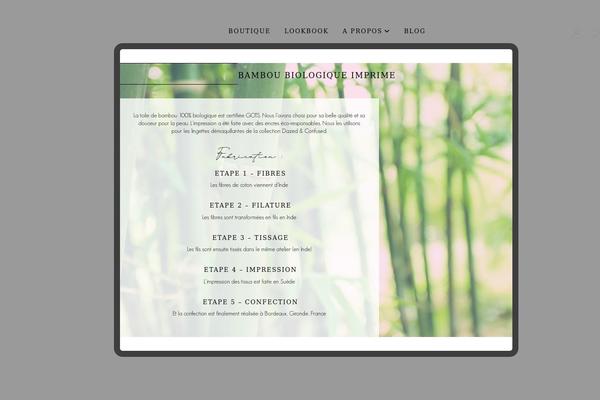 Kalium theme site design template sample