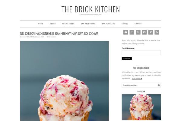 Foodie Pro theme site design template sample