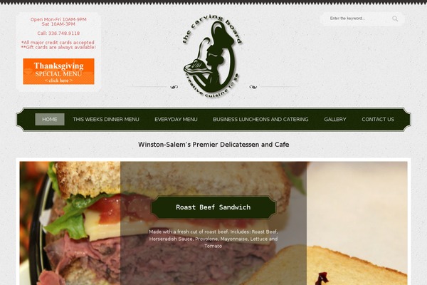 Klasik theme site design template sample