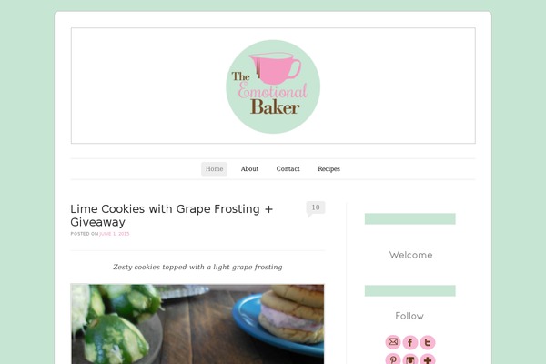 Foodie Pro theme site design template sample