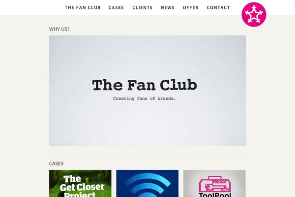Gradiant theme site design template sample
