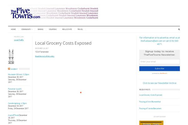 Site using Super RSS Reader plugin