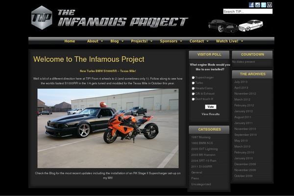 Site using Dropdown Menu Widget plugin