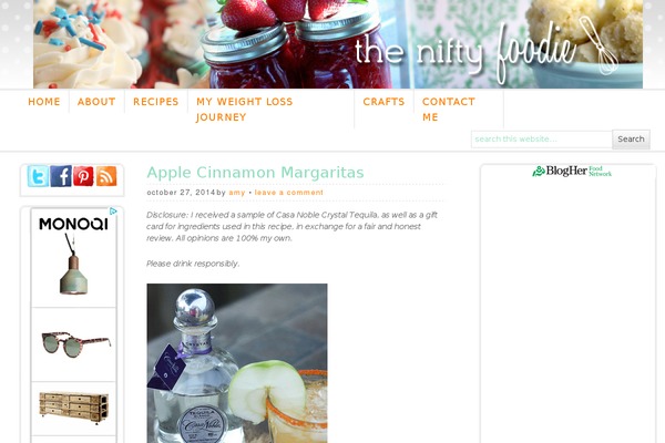 Foodie Pro theme site design template sample