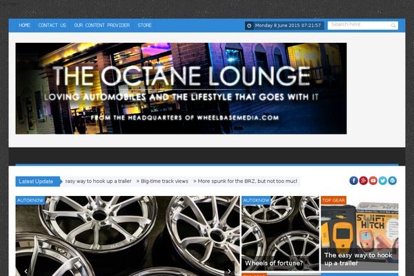 Truemag theme site design template sample