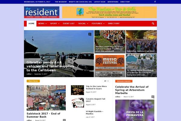NewsMag theme site design template sample