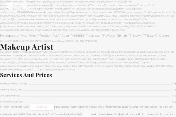 thesoftfaceplace.com site used Bridge