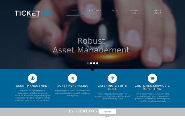 Cherry Framework theme site design template sample