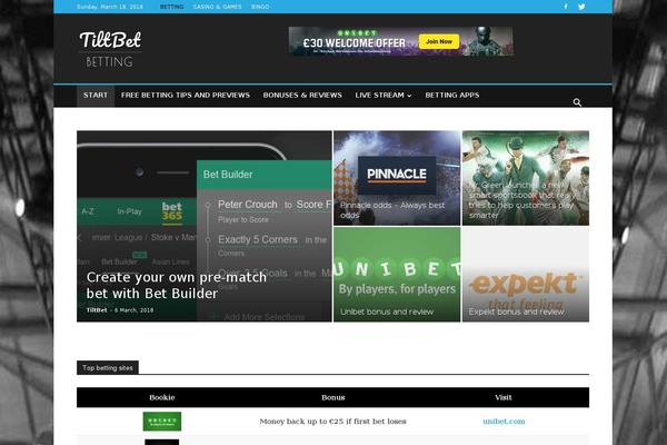 Newspaper theme site design template sample