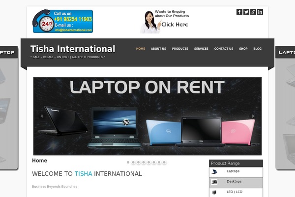 Corpo theme site design template sample