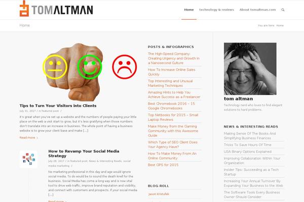 Enfold theme site design template sample