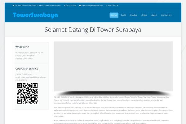 The7 theme site design template sample