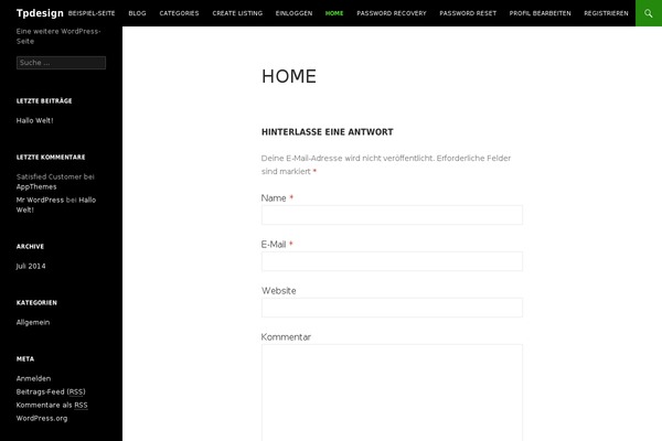 Leeway theme site design template sample