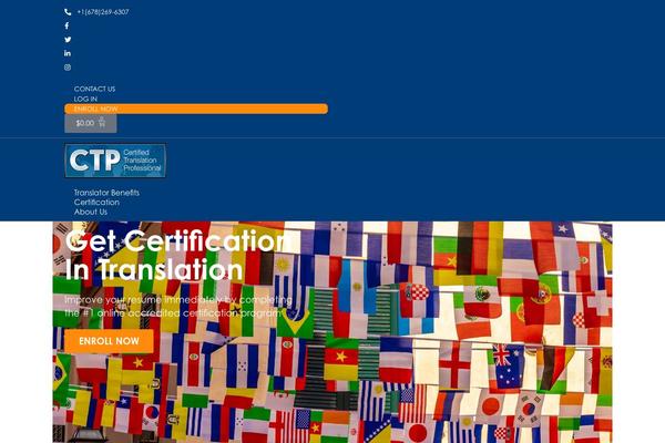 translatorcertification.com site used Education