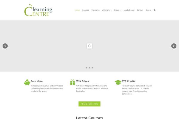 Total theme site design template sample
