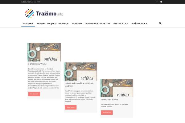 Newspaper theme site design template sample