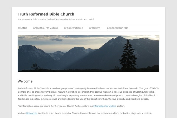 Twenty Twelve theme site design template sample