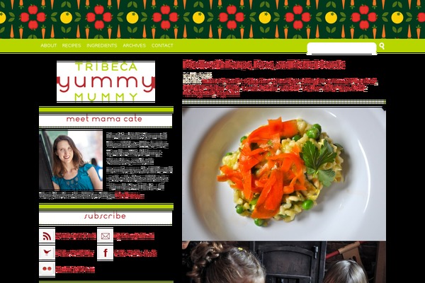 tribecayummymummy.com site used Wireframe