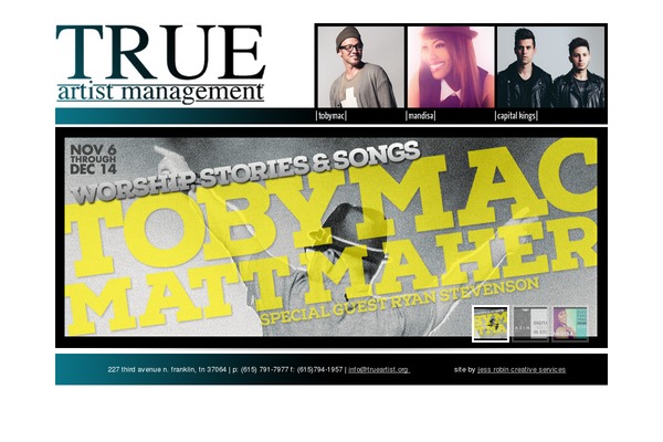 trueartist theme websites examples