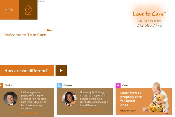 Truecare theme websites examples